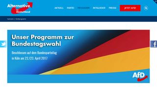 
                            2. Wahlprogramm - Alternative für Deutschland - AfD.de