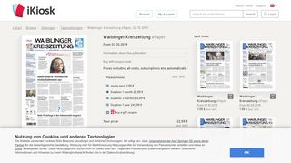 
                            7. Waiblinger Kreiszeitung newspaper - read as e-paper at iKiosk