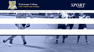 
                            1. Wairarapa College Sports - Home - Sporty.co.nz