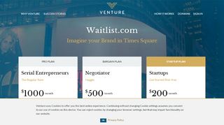 
                            7. waitlist.com | Venture