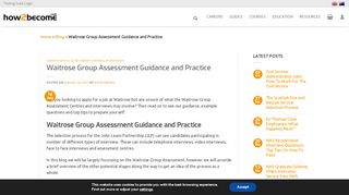 
                            6. Waitrose Group Assessment Guidance and Practice - How 2 Become