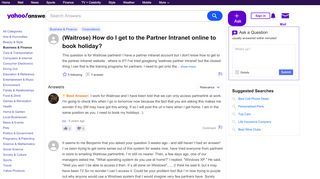 
                            7. (Waitrose) How do I get to the Partner Intranet online to ...