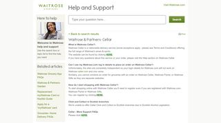
                            7. Waitrose & Partners- Cellar - waitrosecare.secure.force.com