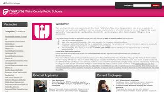 
                            3. Wake County Public Schools - Frontline Recruitment