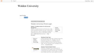 
                            6. Walden University Portal Login - Walden University