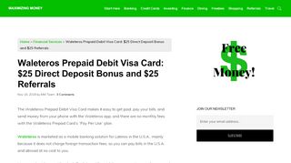 
                            9. Waleteros Prepaid Debit Visa Card: $25 Direct …