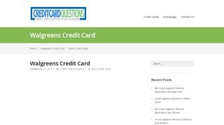
                            9. Walgreens Credit Card - Credit Card …
