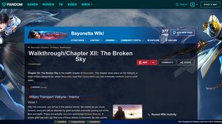 
                            5. Walkthrough/Chapter XII: The Broken Sky | Bayonetta Wiki | FANDOM ...