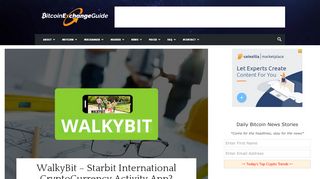 
                            4. WalkyBit – Starbit International CryptoCurrency Activity App?