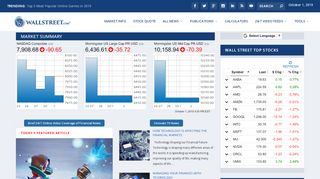 
                            9. Wall Street | Live Video Feeds, Financial News & Stock Quotes