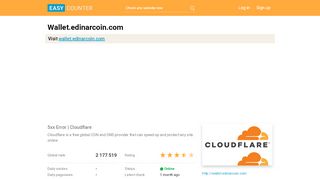 
                            6. Wallet.edinarcoin.com: 5xx Error | Cloudflare