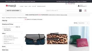 
                            1. Wallets and Wristlets - Macy's