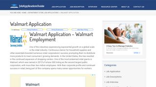 
                            9. Walmart Application - Online Job Application Form