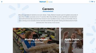
                            1. Walmart Canada - Careers