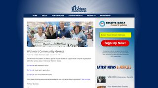 
                            4. Walmart Community Grants - Urban Awareness USA