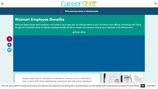 
                            7. Walmart Employee Benefits - careerstint.com