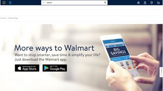
                            2. Walmart Mobile App - Walmart.com