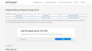 
                            5. Walmart Money Network Guide 2019 - 4xtransfer.com