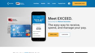 
                            8. Walmart Money Network's Exceed Card