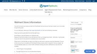 
                            2. Walmart Store Information | Agent Pipeline, Inc.