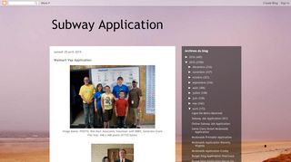 
                            3. Walmart Vap Application | Subway Application