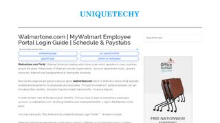 
                            6. Walmartone.com | MyWalmart Employee Portal Login Guide ...