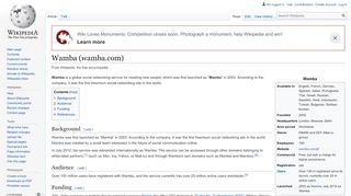 
                            2. Wamba (wamba.com) - Wikipedia