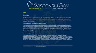 
                            4. WAMS - Wisconsin Web Access Management System