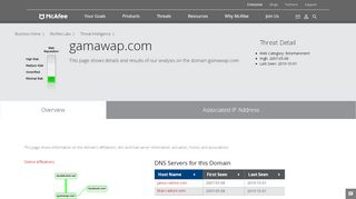 
                            6. wanawap.com2fpaquesg.gamawap.com - Domain - McAfee Labs ...