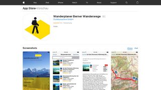 
                            7. ‎Wanderplaner Berner Wanderwege im App Store