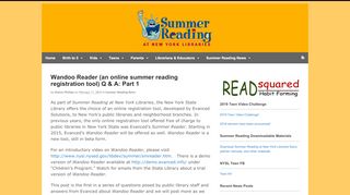 
                            8. Wandoo Reader (an online summer reading registration tool ...