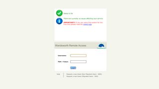 
                            5. Wandsworth Council SSL VPN login