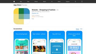 
                            5. ‎Wanelo - Shopping & Fashion on the App Store