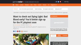
                            6. Want to check out Dying Light: Bad Blood early? You'd ...