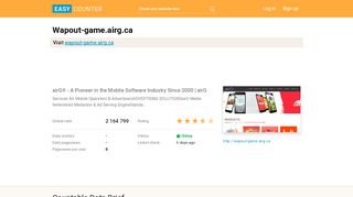 
                            8. Wapout-game.airg.ca: airG® - A Pioneer in the Mobile ...