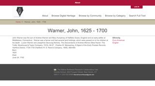 
                            7. Warner, John, 1625 - 1700 | Native Northeast Portal