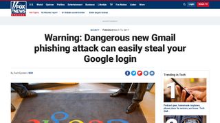 
                            6. Warning: Dangerous new Gmail phishing attack can easily steal your ...
