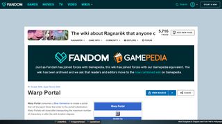 
                            8. Warp Portal | Ragnarok Wiki | FANDOM powered by Wikia