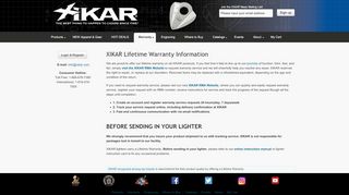 
                            5. Warranty Registration - XIKAR