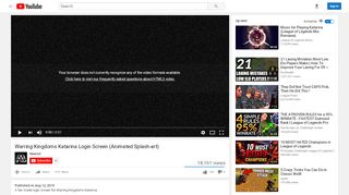 
                            2. Warring Kingdoms Katarina Login Screen ... - YouTube