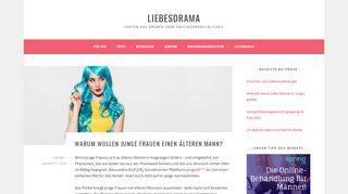 
                            9. Warum wollen junge Frauen einen älteren Mann? - LIEBESDRAMA