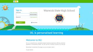 
                            4. Warwick State High School - IXL