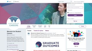 
                            5. Warwick Uni Student Careers (@WarwickCareers) | Twitter