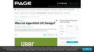 
                            6. Was ist eigentlich UX Design? | PAGE online