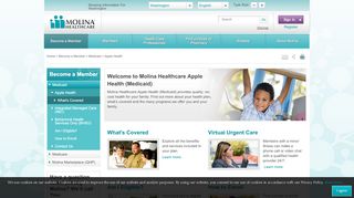 
                            5. Washington Apple Health (Medicaid) | Molina Healthcare