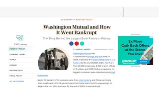 
                            5. Washington Mutual (WaMu): How It Went Bankrupt