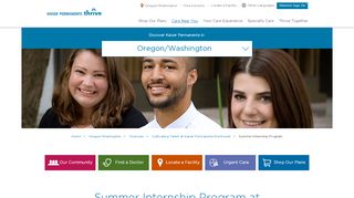 
                            6. Washington-Oregon Summer Internships | Kaiser Permanente