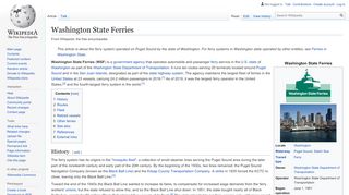 
                            8. Washington State Ferries - Wikipedia