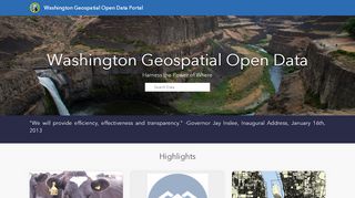 
                            8. Washington State Geospatial Open Data Portal