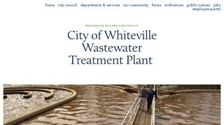 
                            6. Wastewater Reclamation Facility — Welcome to City of Whiteville